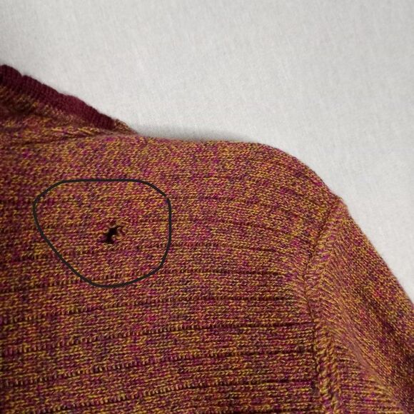 Robert Graham Class Fit Sweater Men's Multi Color 1/4 Zip Long Sleeve XL (Flaws) - Picture 7 of 11